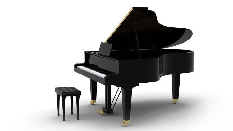Elegant grand piano