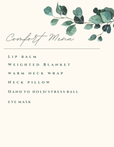 Comfort-Menu
